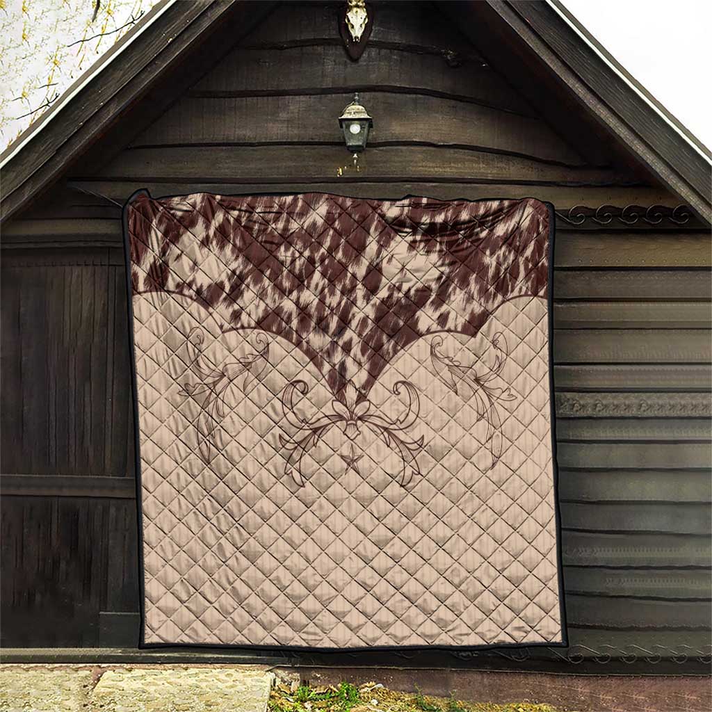 Cowboys Wild West Quilt Cow Prints - Wonder Print Shop