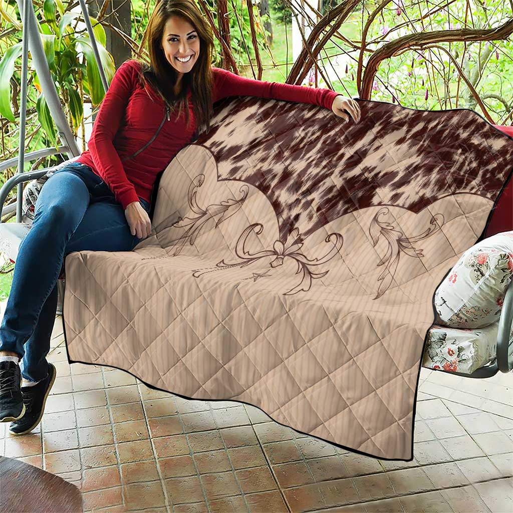 Cowboys Wild West Quilt Cow Prints - Wonder Print Shop