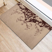 Cowboys Wild West Rubber Doormat Cow Prints - Wonder Print Shop