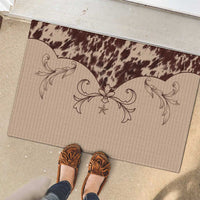 Cowboys Wild West Rubber Doormat Cow Prints - Wonder Print Shop