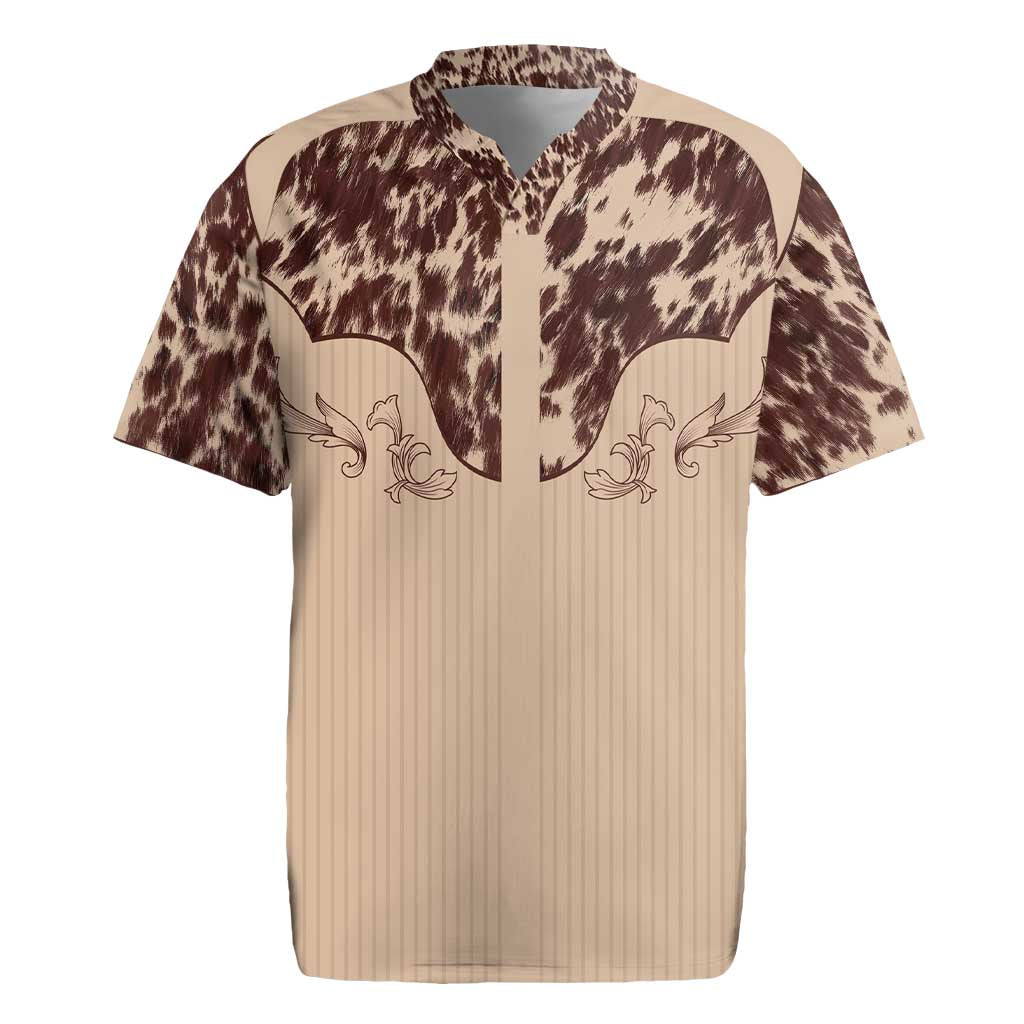 Cowboys Wild West Rugby Jersey Cow Prints - Wonder Print Shop