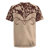 Cowboys Wild West Rugby Jersey Cow Prints - Wonder Print Shop