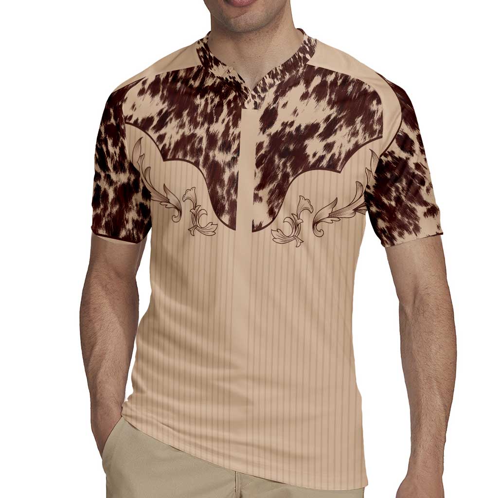 Cowboys Wild West Rugby Jersey Cow Prints - Wonder Print Shop