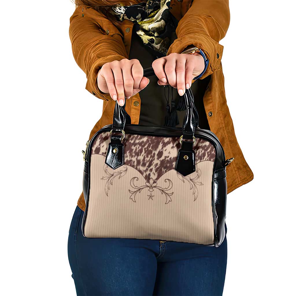 Cowboys Wild West Shoulder Handbag Cow Prints - Wonder Print Shop