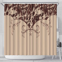 Cowboys Wild West Shower Curtain Cow Prints - Wonder Print Shop