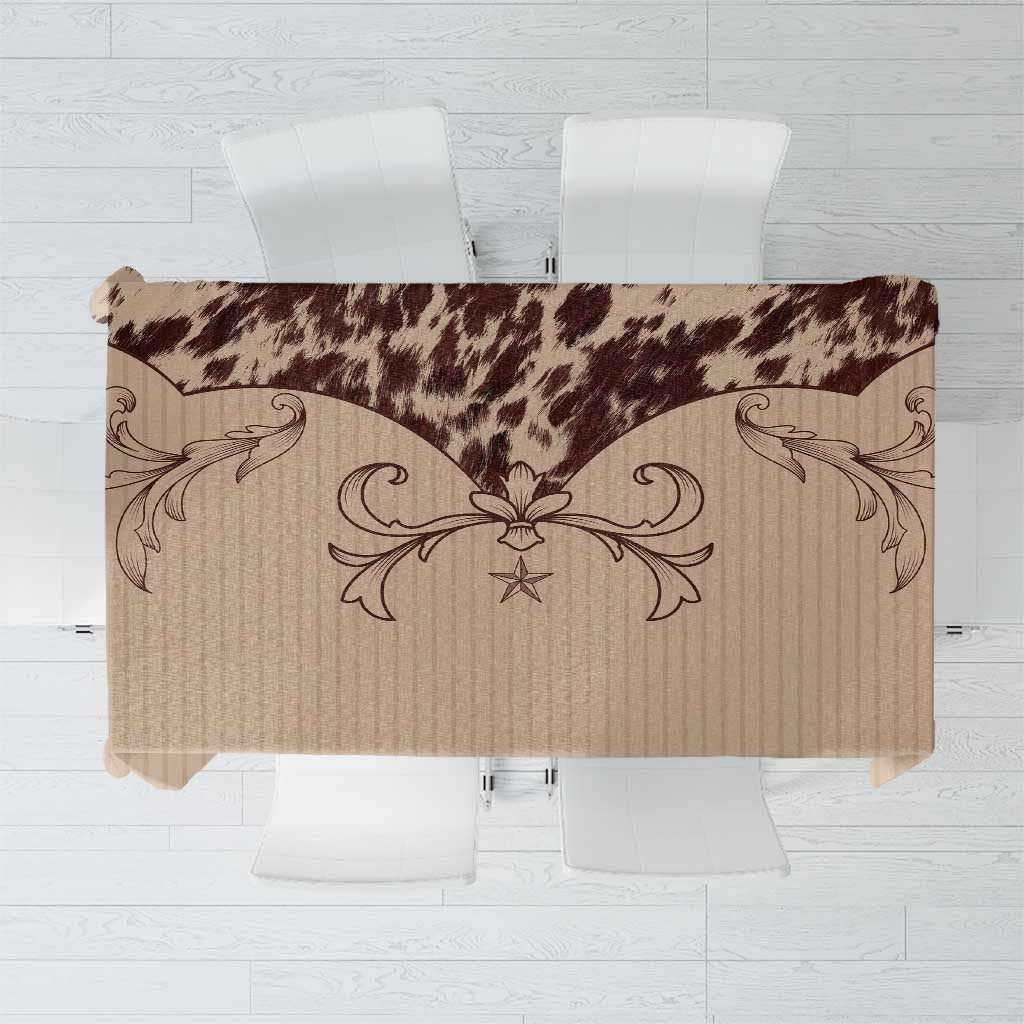 Cowboys Wild West Tablecloth Cow Prints - Wonder Print Shop