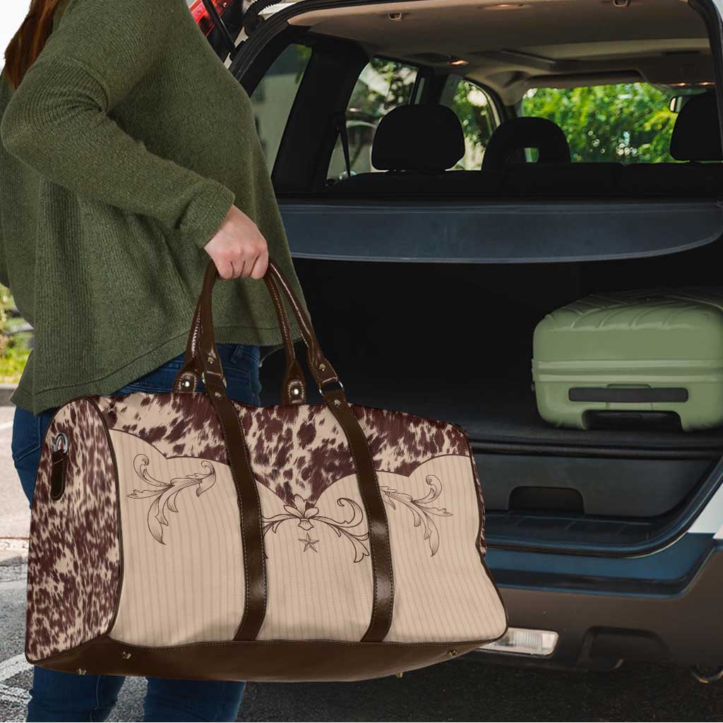 Cowboys Wild West Travel Bag Cow Prints - Wonder Print Shop