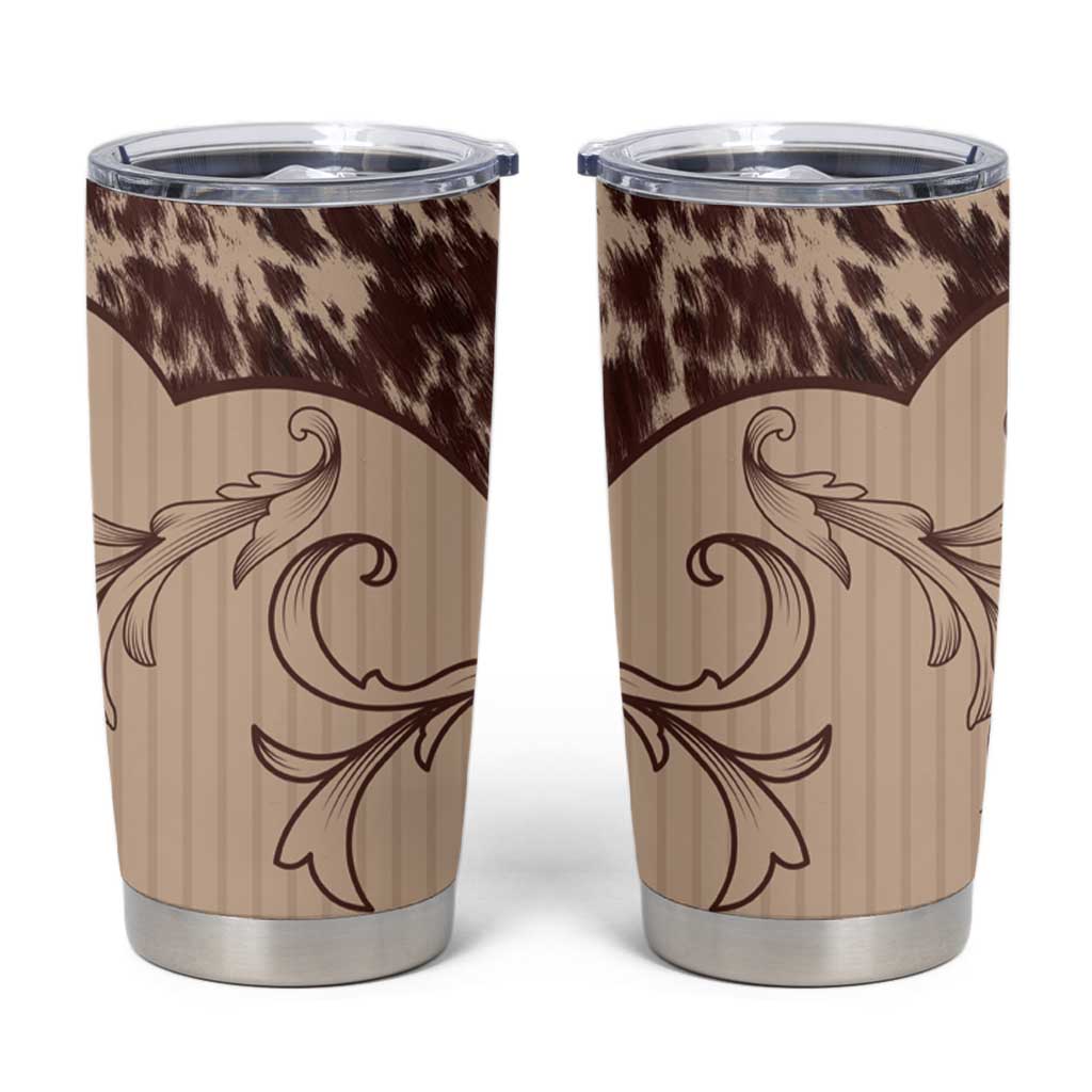 Cowboys Wild West Tumbler Cup Cow Prints - Wonder Print Shop