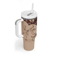 Cowboys Wild West Tumbler With Handle Cow Prints - Wonder Print Shop