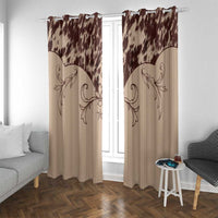 Cowboys Wild West Window Curtain Cow Prints - Wonder Print Shop