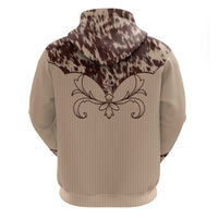Cowboys Wild West Zip Hoodie Cow Prints - Wonder Print Shop