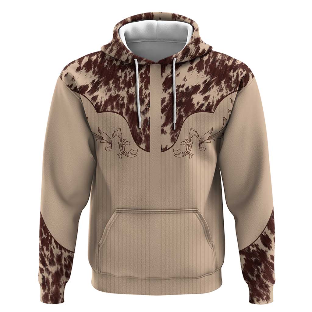 Cowboys Wild West Zip Hoodie Cow Prints - Wonder Print Shop