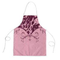Cowboys Wild West Apron Pink Cow Prints - Wonder Print Shop