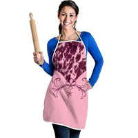 Cowboys Wild West Apron Pink Cow Prints - Wonder Print Shop