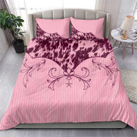 Cowboys Wild West Bedding Set Pink Cow Prints - Wonder Print Shop