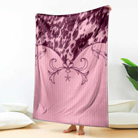 Cowboys Wild West Blanket Pink Cow Prints - Wonder Print Shop