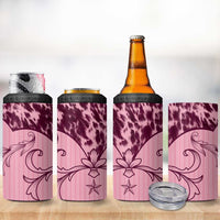 Cowboys Wild West 4 in 1 Can Cooler Tumbler Pink Cow Prints - Wonder Print Shop