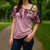 Cowboys Wild West Cross Shoulder Shirt Pink Cow Prints - Wonder Print Shop