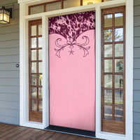 Cowboys Wild West Door Cover Pink Cow Prints - Wonder Print Shop