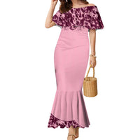 Cowboys Wild West Family Matching Mermaid Dress and Hawaiian Shirt Pink Cow Prints - Wonder Print Shop