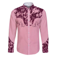 Cowboys Wild West Family Matching Puletasi and Hawaiian Shirt Pink Cow Prints - Wonder Print Shop