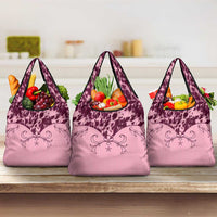 Cowboys Wild West Grocery Bag Pink Cow Prints - Wonder Print Shop