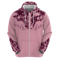 Cowboys Wild West Hoodie Pink Cow Prints - Wonder Print Shop