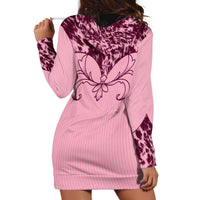 Cowboys Wild West Hoodie Dress Pink Cow Prints - Wonder Print Shop