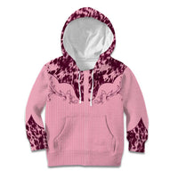 Cowboys Wild West Kid Hoodie Pink Cow Prints - Wonder Print Shop