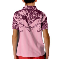 Cowboys Wild West Kid Polo Shirt Pink Cow Prints - Wonder Print Shop
