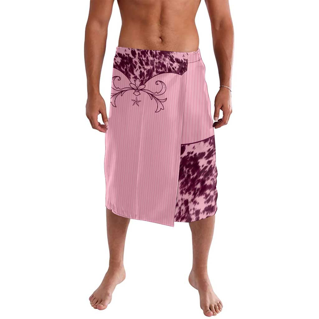 Cowboys Wild West Lavalava Pink Cow Prints - Wonder Print Shop