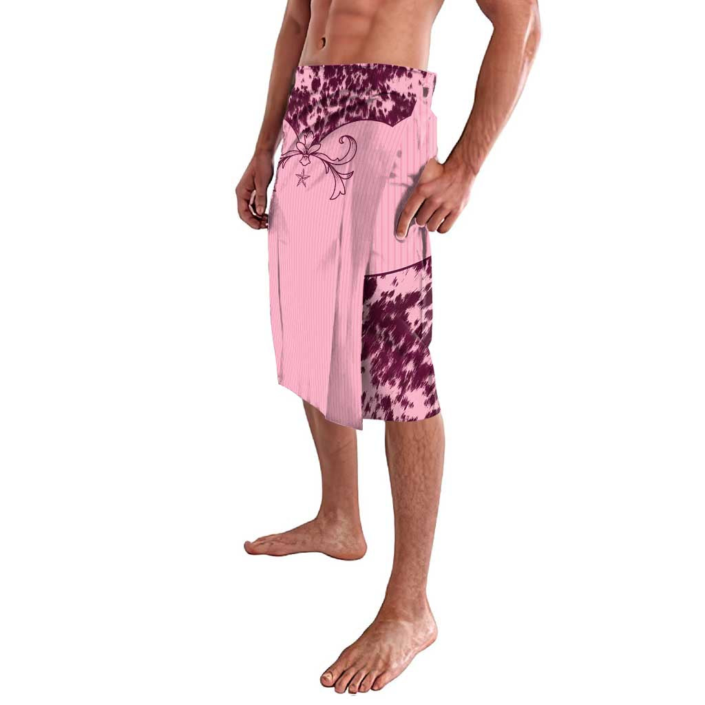 Cowboys Wild West Lavalava Pink Cow Prints - Wonder Print Shop