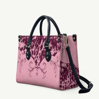 Cowboys Wild West Leather Bag Pink Cow Prints - Wonder Print Shop