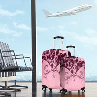 Cowboys Wild West Luggage Cover Pink Cow Prints - Wonder Print Shop