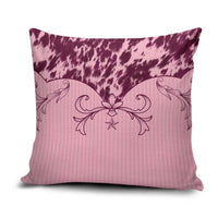 Cowboys Wild West Pillow Cover Pink Cow Prints - Wonder Print Shop