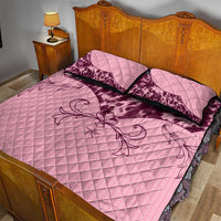 Cowboys Wild West Quilt Bed Set Pink Cow Prints - Wonder Print Shop