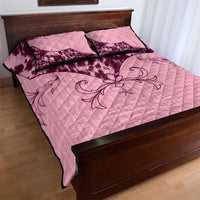 Cowboys Wild West Quilt Bed Set Pink Cow Prints - Wonder Print Shop