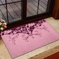 Cowboys Wild West Rubber Doormat Pink Cow Prints - Wonder Print Shop