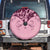 Cowboys Wild West Spare Tire Cover Pink Cow Prints - Wonder Print Shop