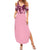 Cowboys Wild West Summer Maxi Dress Pink Cow Prints - Wonder Print Shop