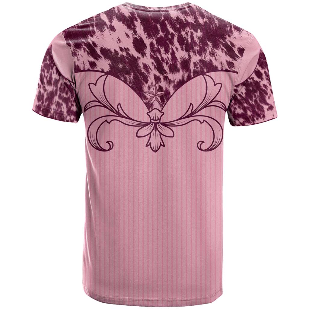 Cowboys Wild West T Shirt Pink Cow Prints - Wonder Print Shop