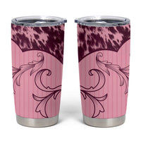 Cowboys Wild West Tumbler Cup Pink Cow Prints - Wonder Print Shop
