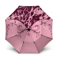 Cowboys Wild West Umbrella Pink Cow Prints - Wonder Print Shop