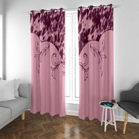 Cowboys Wild West Window Curtain Pink Cow Prints - Wonder Print Shop