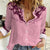 Cowboys Wild West Women Casual Shirt Pink Cow Prints - Wonder Print Shop