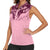 Cowboys Wild West Women Sleeveless Polo Shirt Pink Cow Prints - Wonder Print Shop