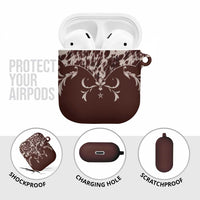 Cowboys Wild West AirPods Case Dark Brown Cow Prints - Wonder Print Shop