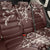Cowboys Wild West Back Car Seat Cover Dark Brown Cow Prints - Wonder Print Shop