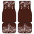 Cowboys Wild West Car Mats Dark Brown Cow Prints - Wonder Print Shop