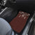Cowboys Wild West Car Mats Dark Brown Cow Prints - Wonder Print Shop